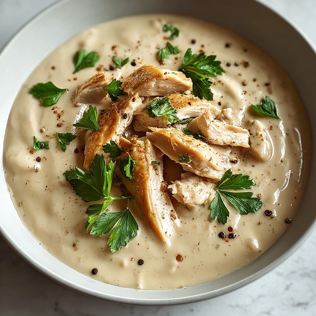 Slow Cooker Creamy Chicken & Gravy Recipe - Recipe Image