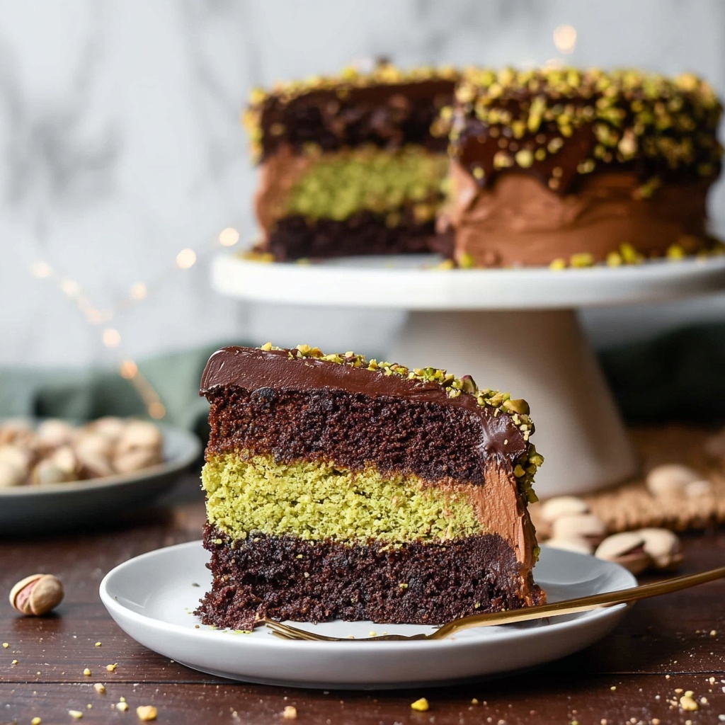 Dubai Chocolate Cake Recipe - Recipe Image