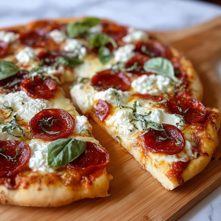 Hot Honey Pepperoni Ricotta Pizza Recipe