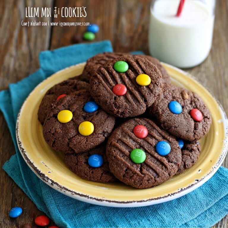 M&M Chocolate Cake Batter Cookies Recipe
