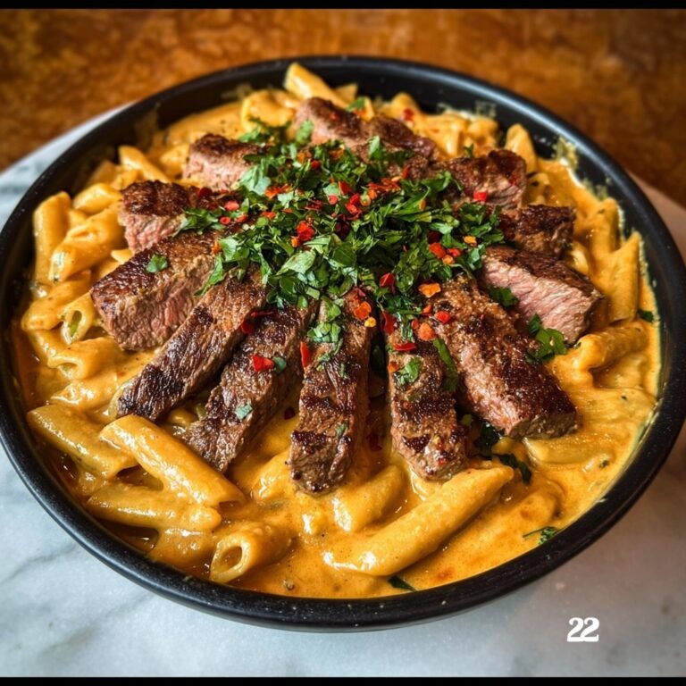 Creamy Cajun Butter Tender Steak Pasta Skillet Recipe