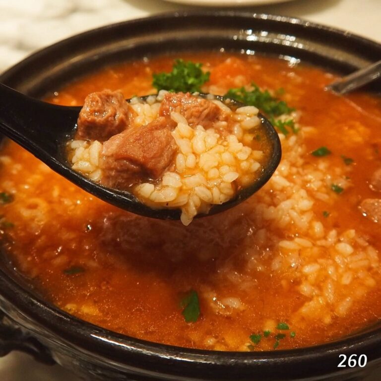 Hearty Tomato Rice Soup Recipe