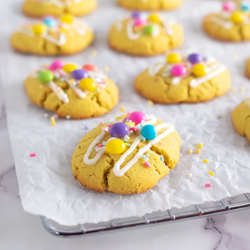 Pastel Candy-Centered Butter Cookies Recipe - Recipe Image