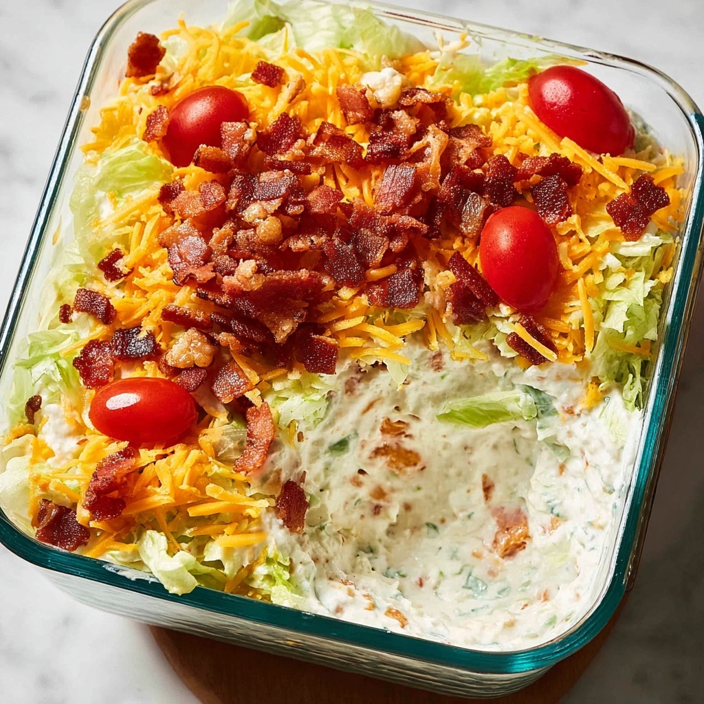 Easy BLT Dip: The Ultimate Party Appetizer Recipe - Recipe Image