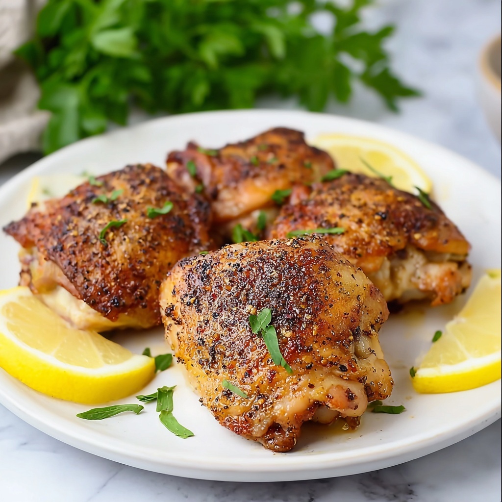 Frozen Chicken Thighs in Air Fryer Recipe - Recipe Image
