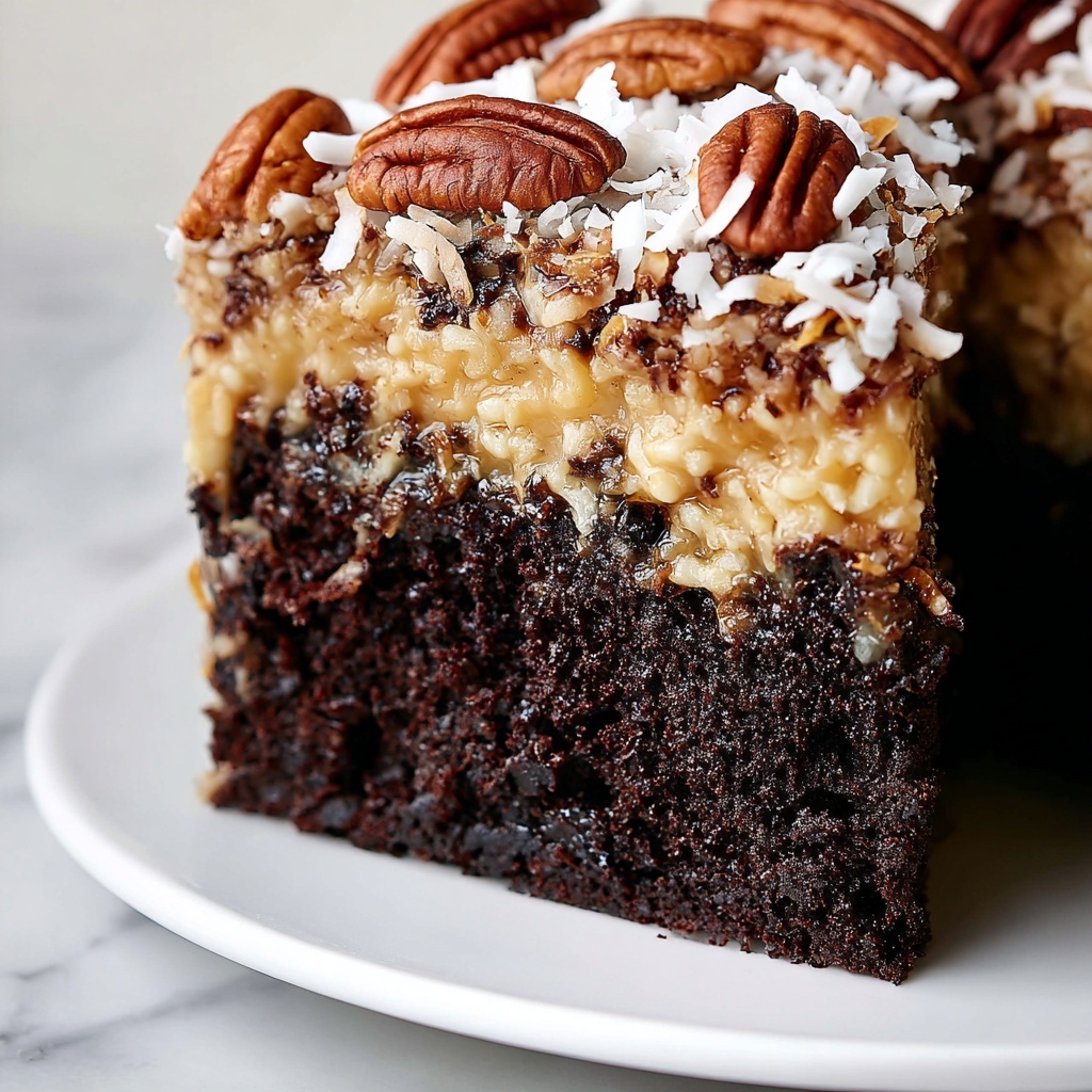 German Chocolate Pound Cake Recipe - Recipe Image