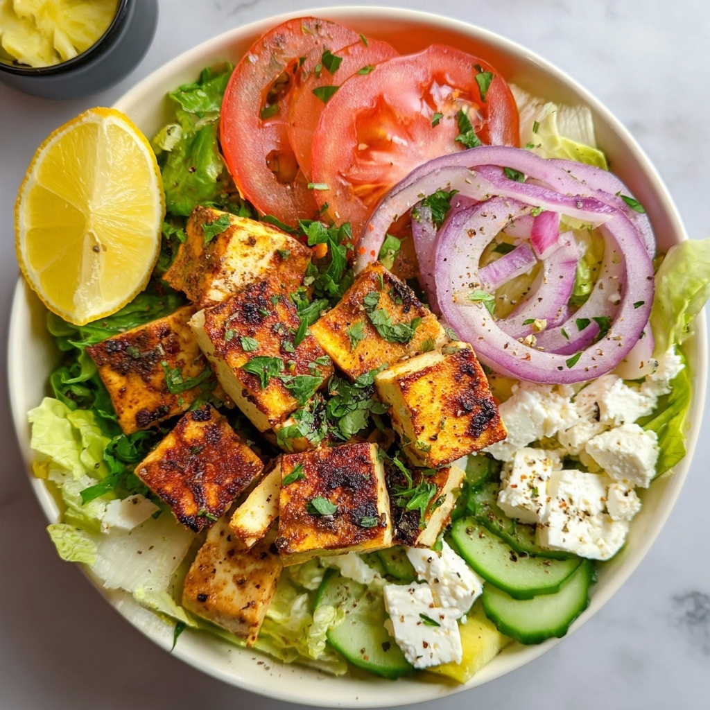 Vegan Greek Tofu Gyro Recipe - Recipe Image