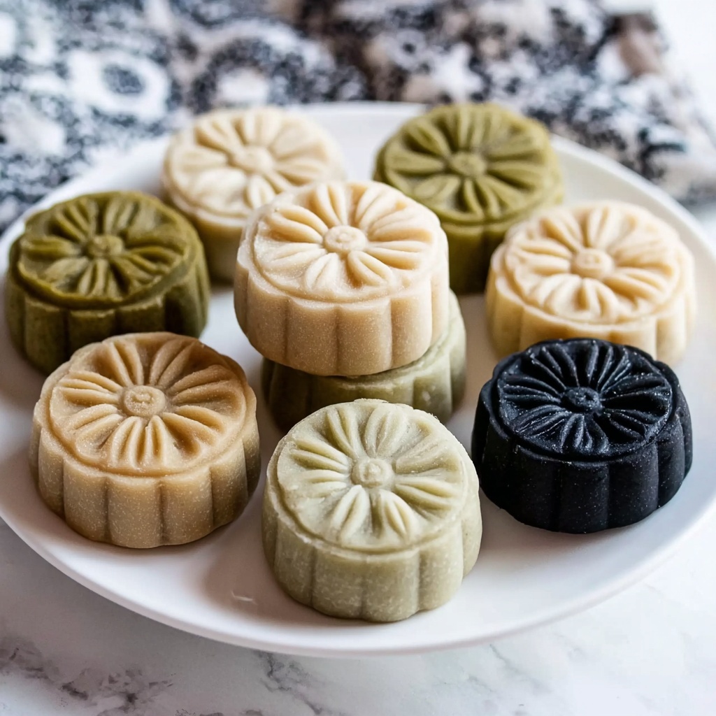 Delicious Korean Tea Cookies (Dasik) Recipe - Recipe Image