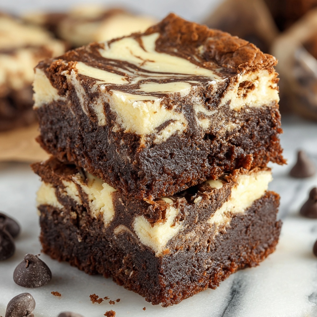Cream Cheese Brownies Recipe - Recipe Image
