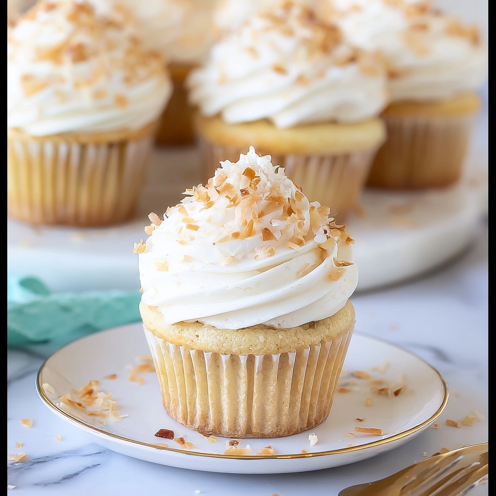Coconut Cream Pie Cupcakes Recipe - Recipe Image