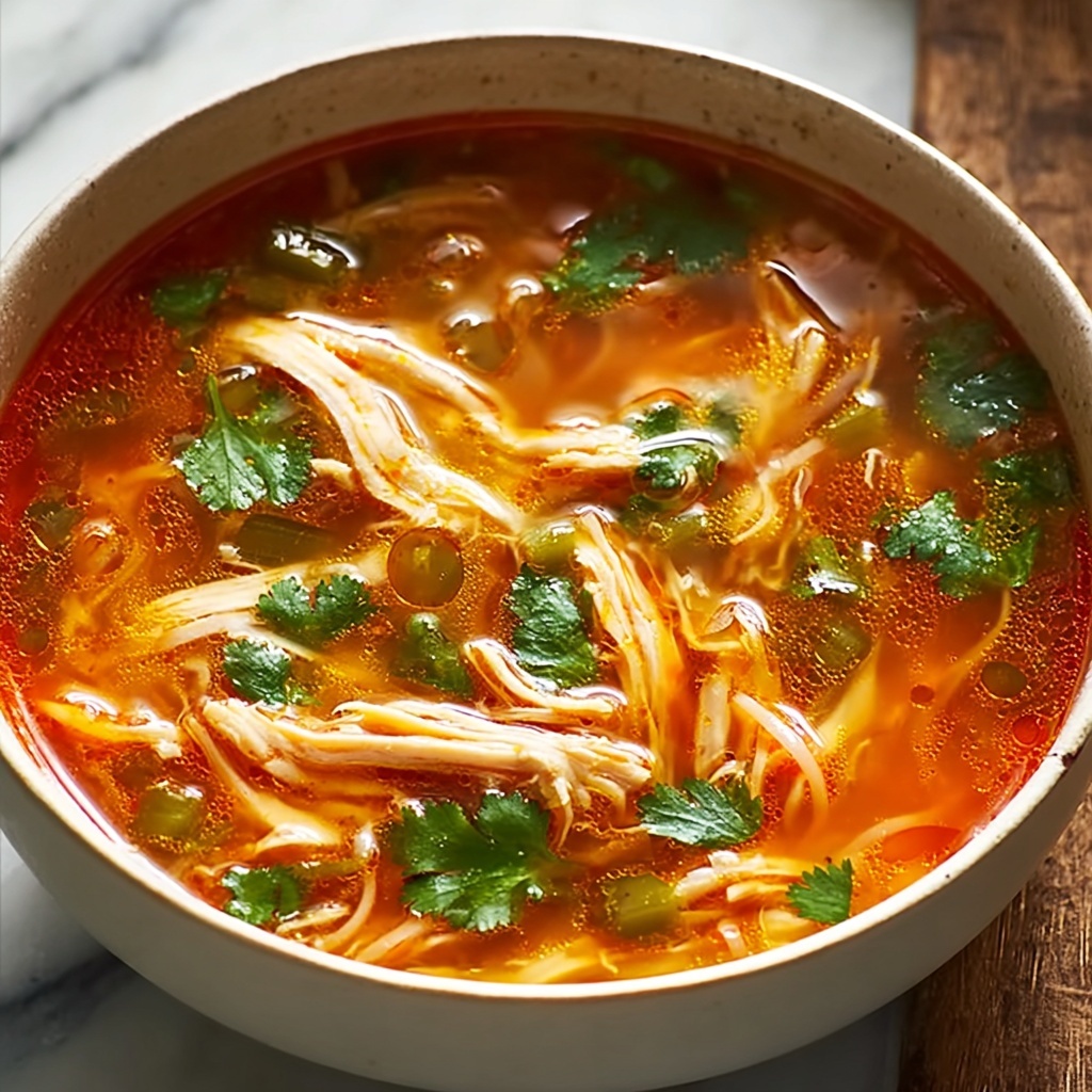 Spicy Chicken Soup Recipe - Recipe Image