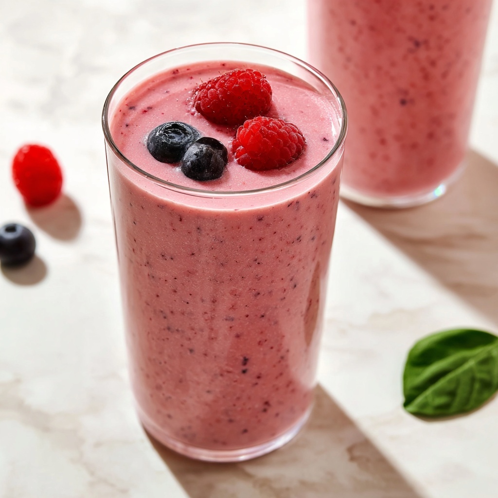 Mixed Berry Smoothie Recipe - Recipe Image