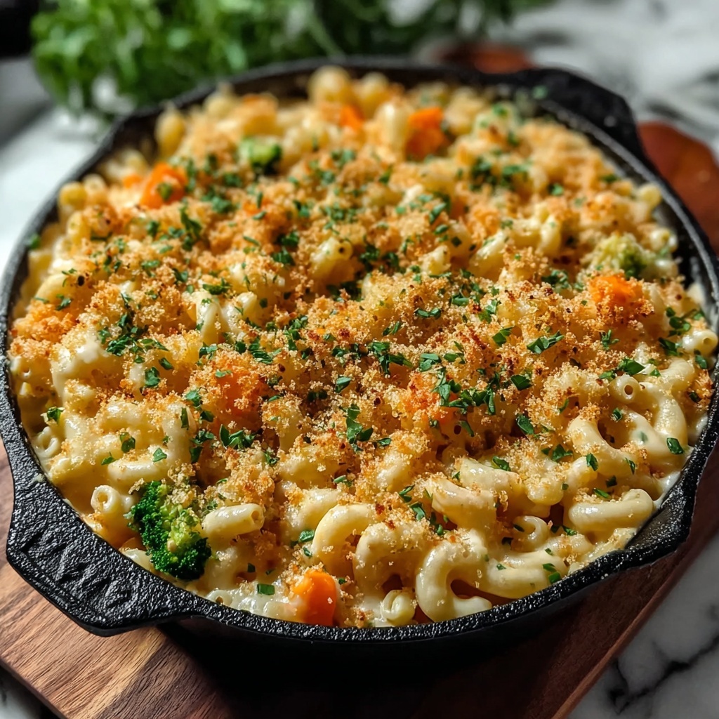 One Pot Veggie Mac and Cheese Recipe - Recipe Image
