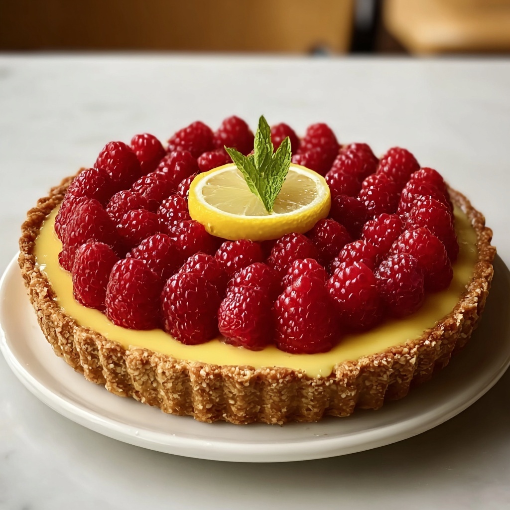 Yuzu and Raspberry Tart Recipe - Recipe Image