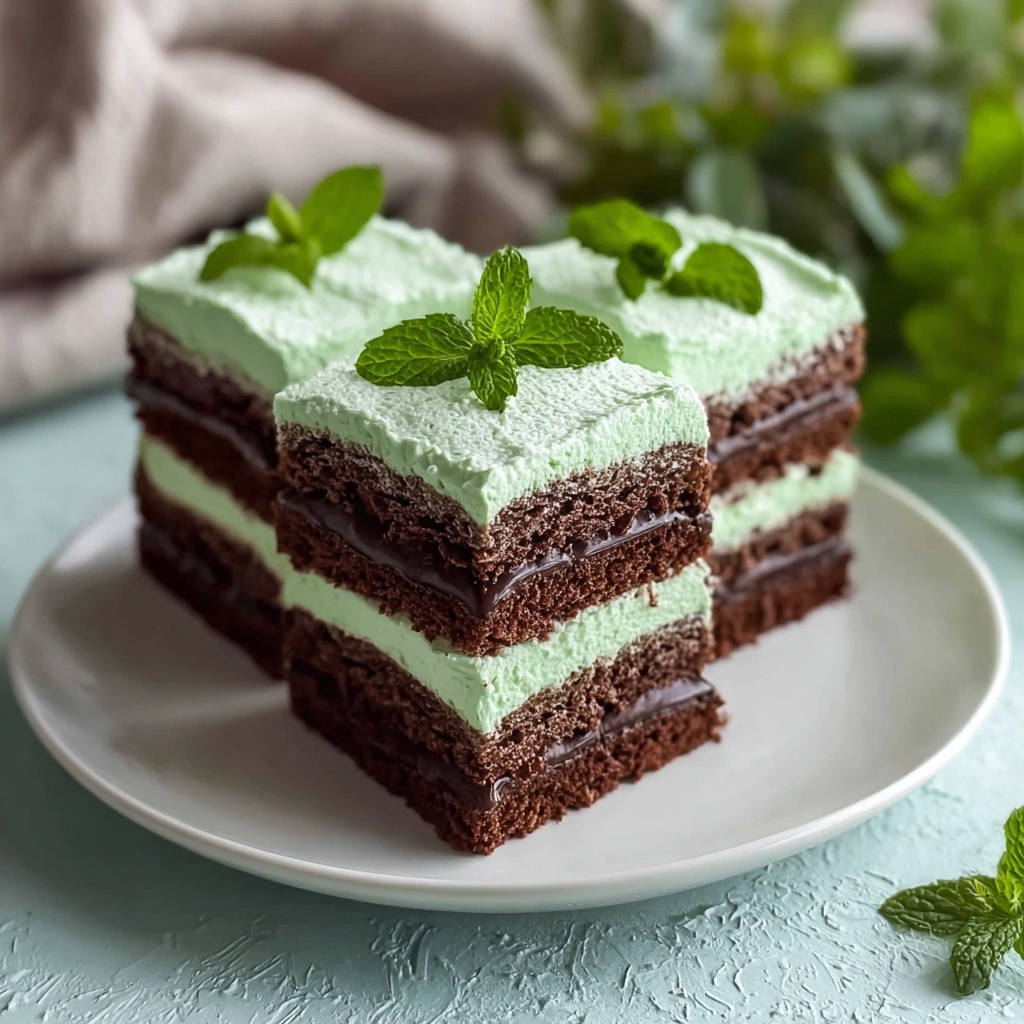 Mint Brownies Recipe - Recipe Image