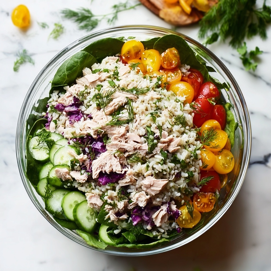 Healthy Winter Rice and Tuna Salad Recipe - Recipe Image
