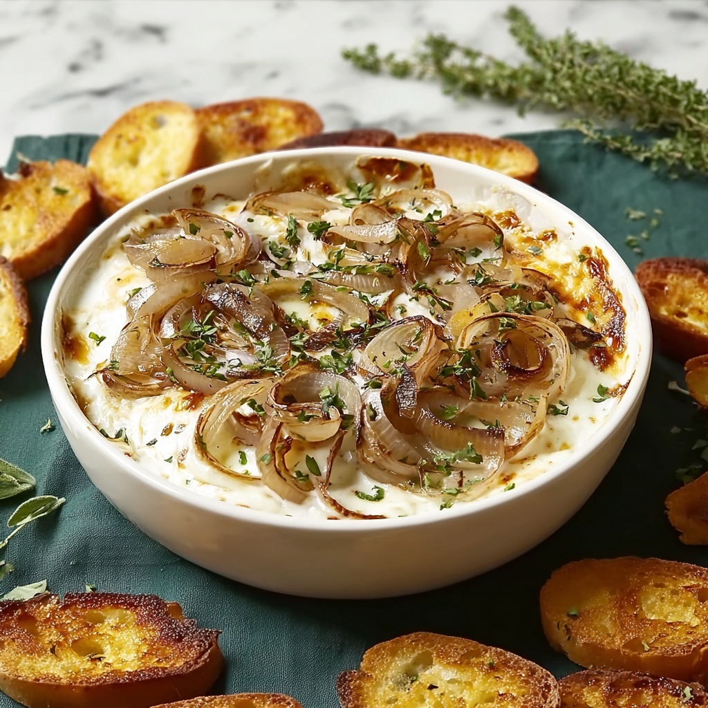 Homemade French Onion Dip From Scratch Recipe - Recipe Image