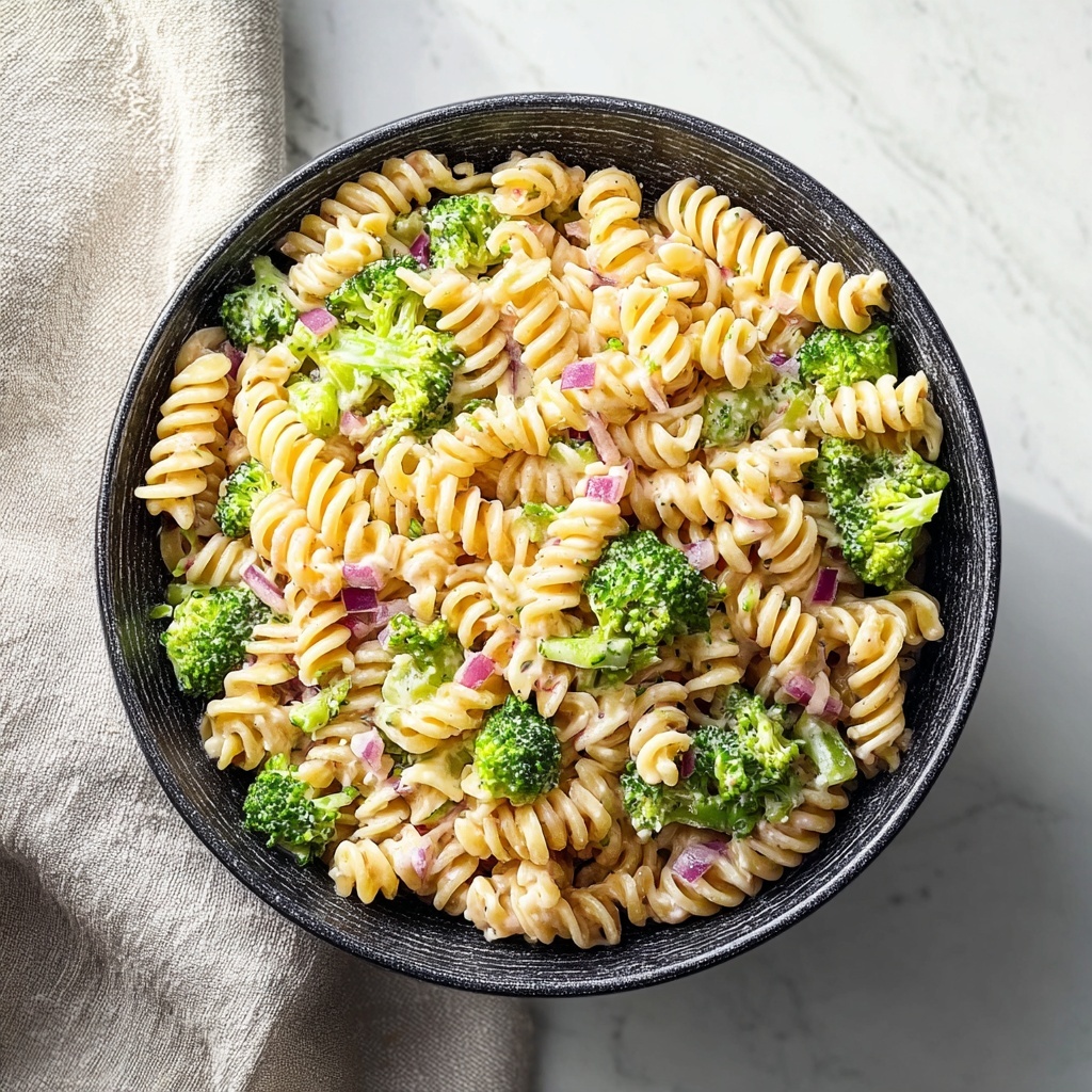 Broccoli Pasta Salad - Easy Make-Ahead Delight Recipe - Recipe Image