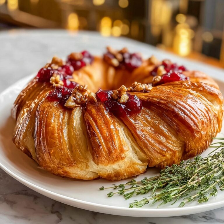 Cranberry Brie Crescent Ring Recipe