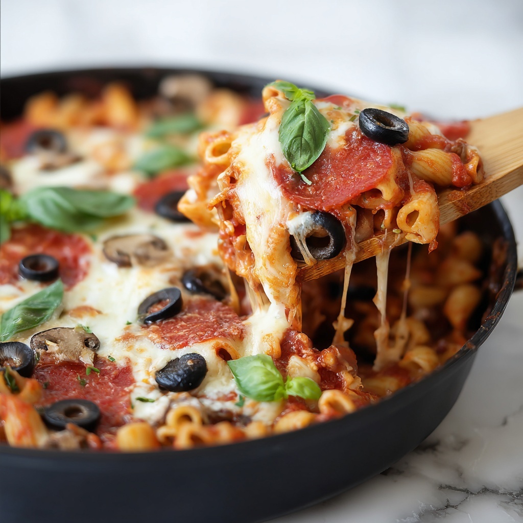 Pizza Casserole Recipe - Recipe Image