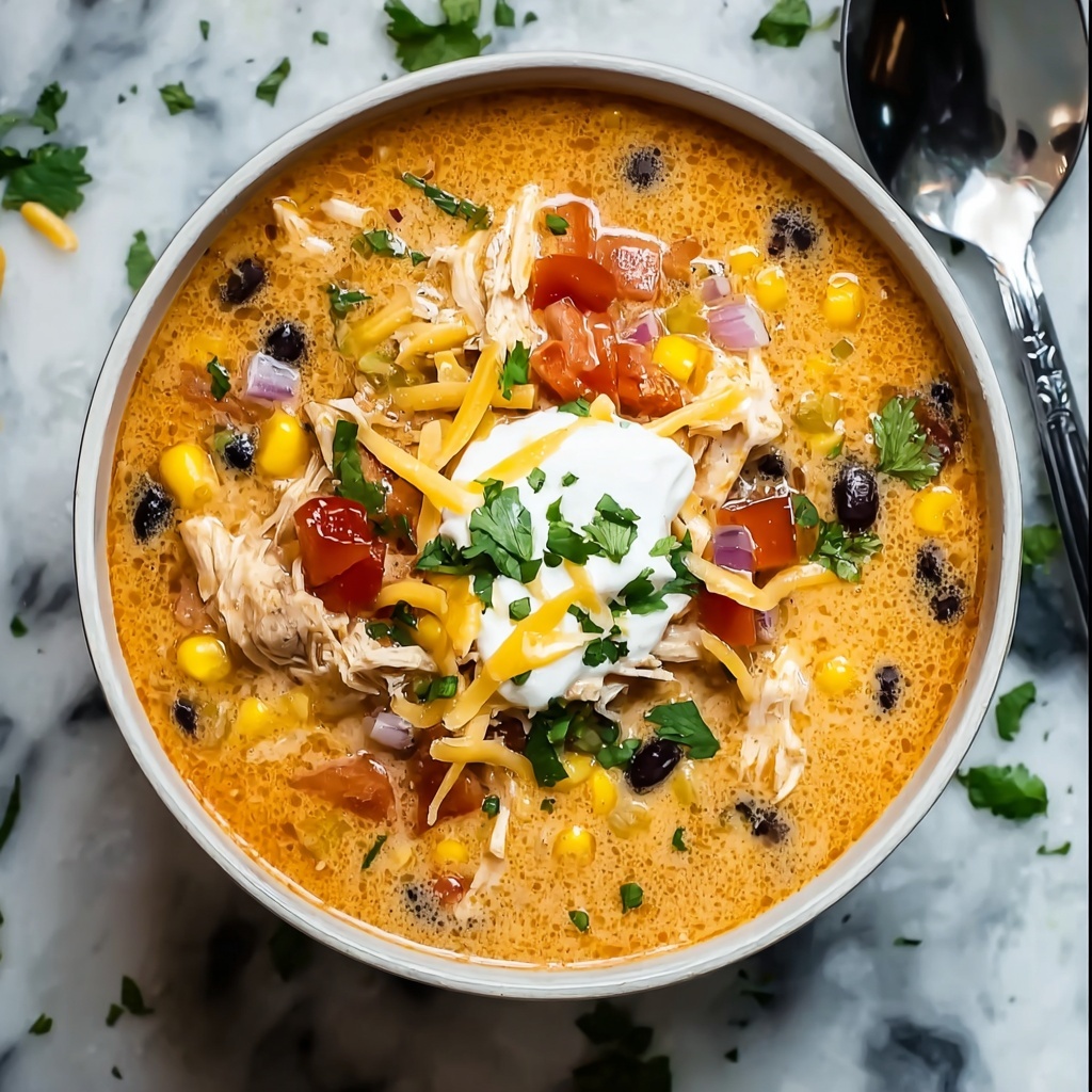 Chicken Taco Soup with Cream Cheese Recipe - Recipe Image