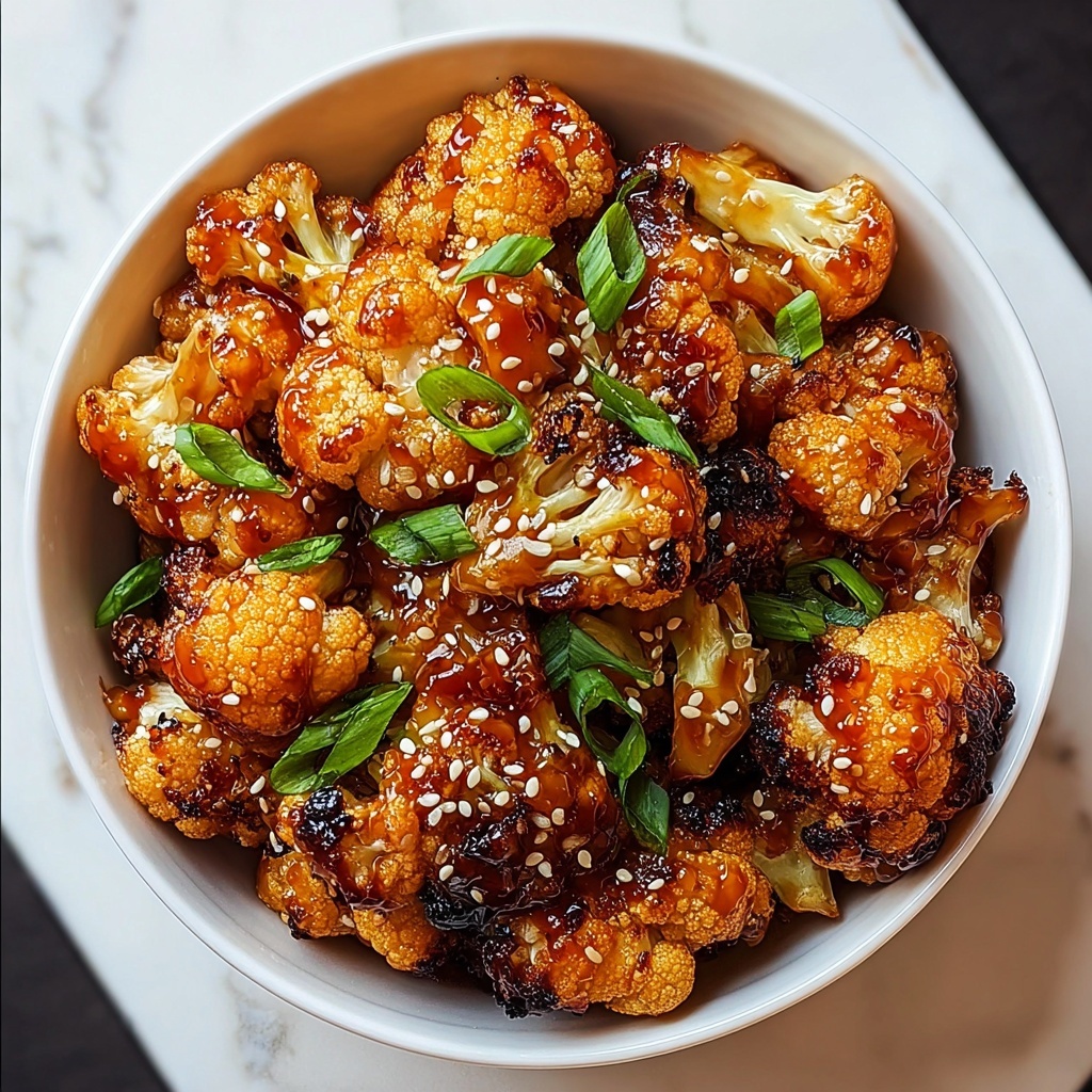 Sweet Spicy Baked Cauliflower Recipe - Recipe Image