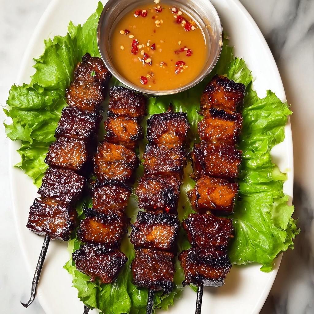 Grilled Thai Coconut Chicken Skewers with Peanut Sauce Recipe - Recipe Image