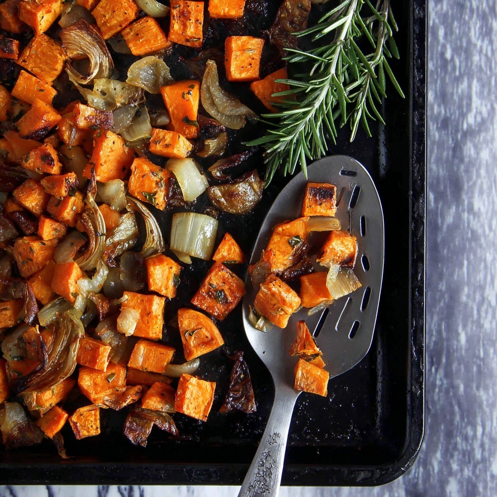 Oven Roasted Sweet Potato Cubes Recipe - Recipe Image