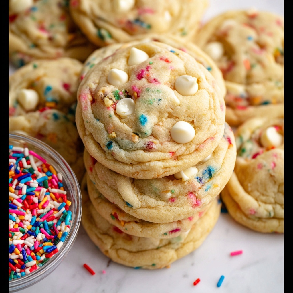 Funfetti Cheesecake Pudding Cookies Recipe - Recipe Image