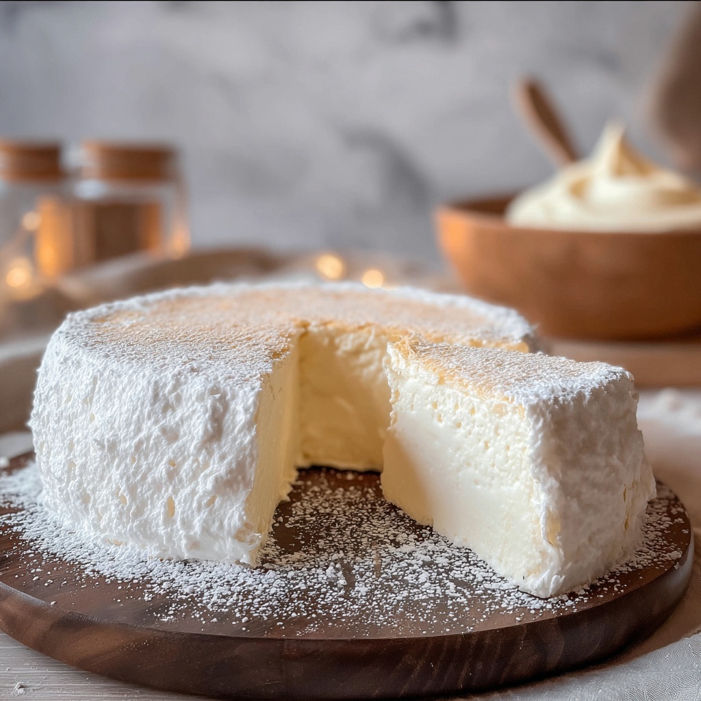 Light & Fluffy Yogurt Cloud Cake Recipe - Recipe Image