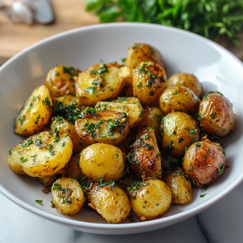 Roasted Small Potatoes with Garlic and Rosemary Recipe - Recipe Image