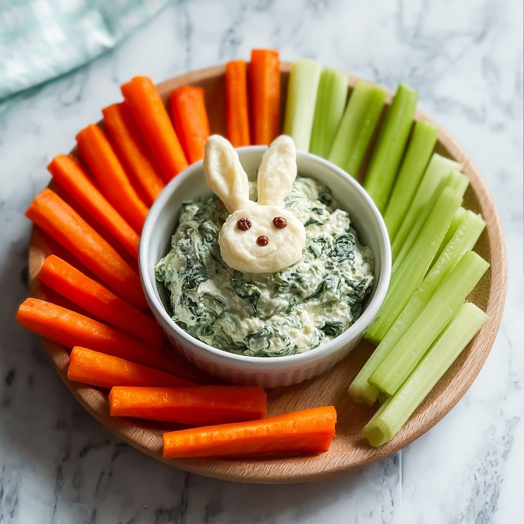 Easter Bunny Spinach Dip Recipe That Will Delight Everyone Recipe - Recipe Image