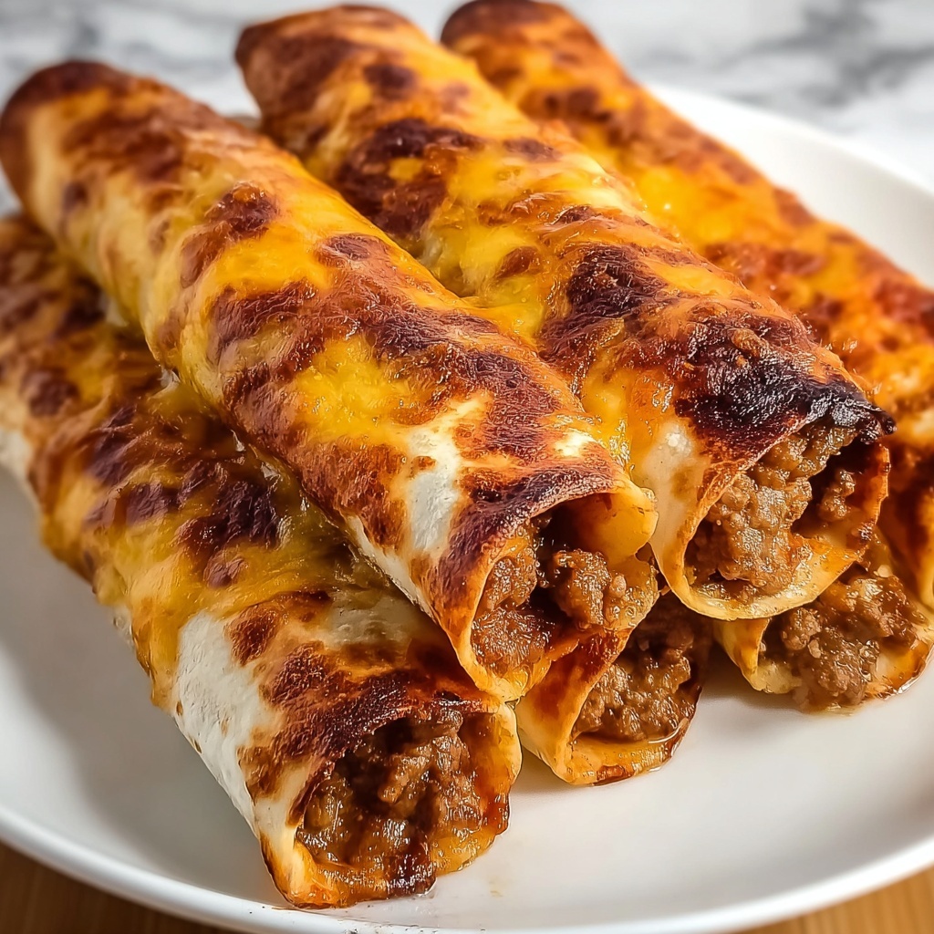 Cheeseburger Egg Rolls Recipe - Recipe Image