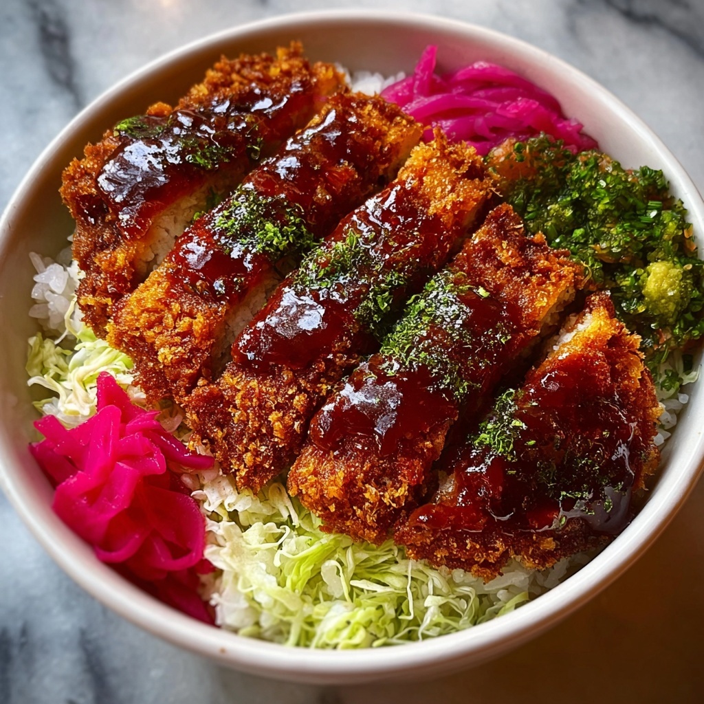 Katsu Bowls with Tonkatsu Sauce Recipe - Recipe Image