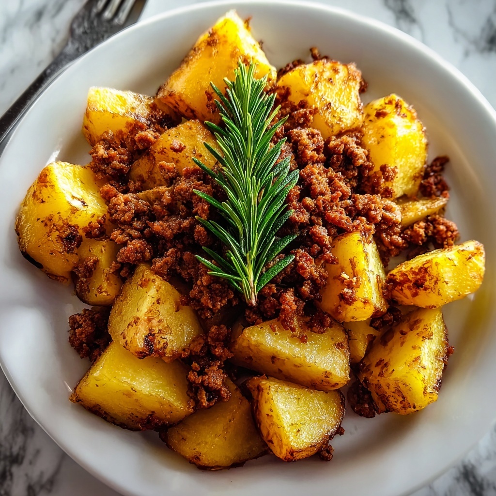 Ground Turkey and Potatoes Skillet Recipe - Recipe Image