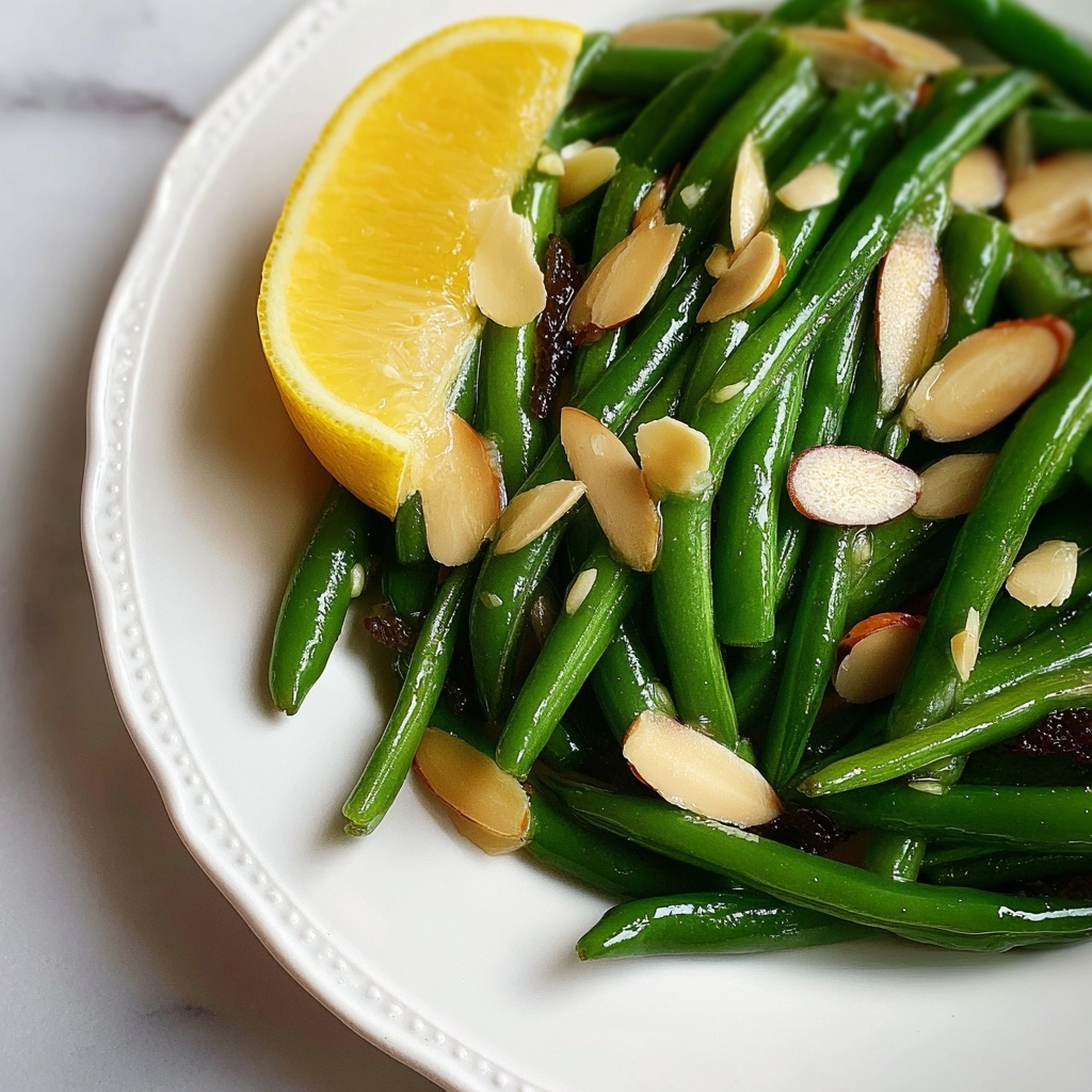 Savory Green Bean Almondine Recipe - Recipe Image