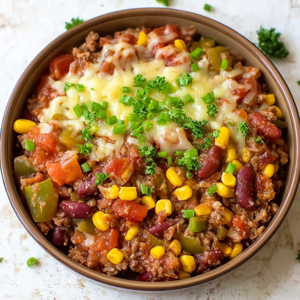 Slow Cooker Cowboy Casserole Recipe - Recipe Image