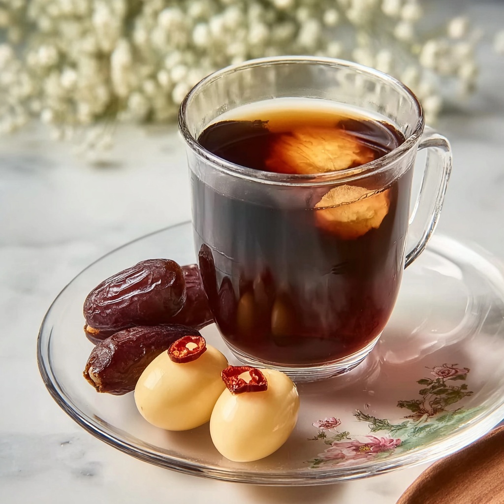 Warm and Nourishing Longan Tea with Red Dates Recipe - Recipe Image