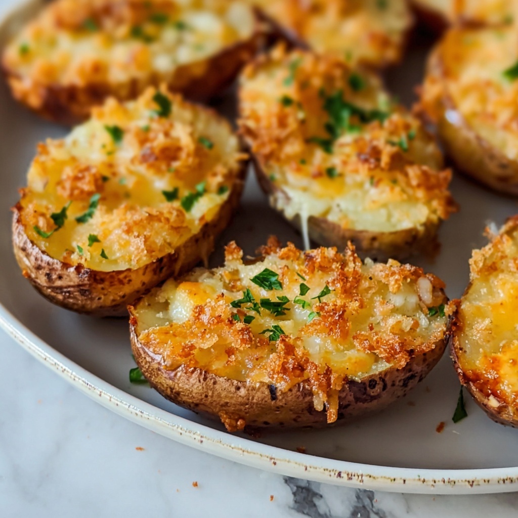 Crispy Parmesan Garlic Potatoes Recipe - Recipe Image