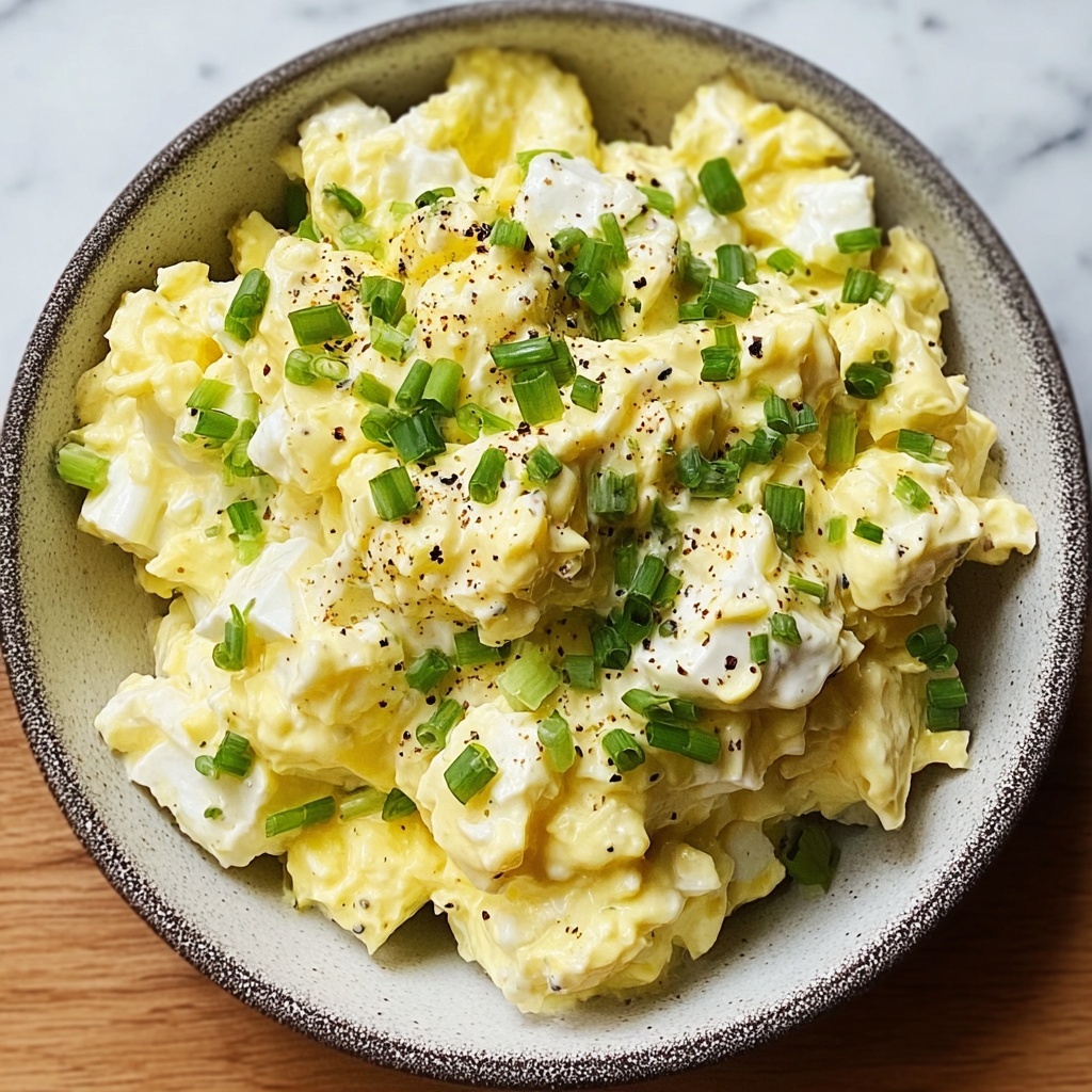 Creamy Egg Salad with Fresh Herbs and Red Onion Recipe - Recipe Image