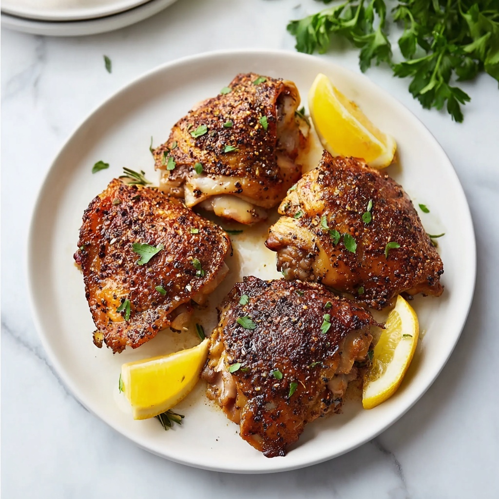 Frozen Chicken Thighs in Air Fryer Recipe - Recipe Image
