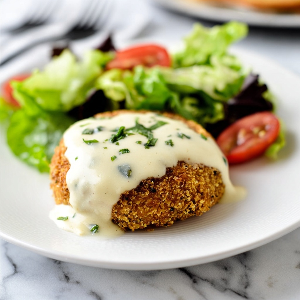 Chicken Pillows with Creamy Parmesan Sauce Recipe - Recipe Image