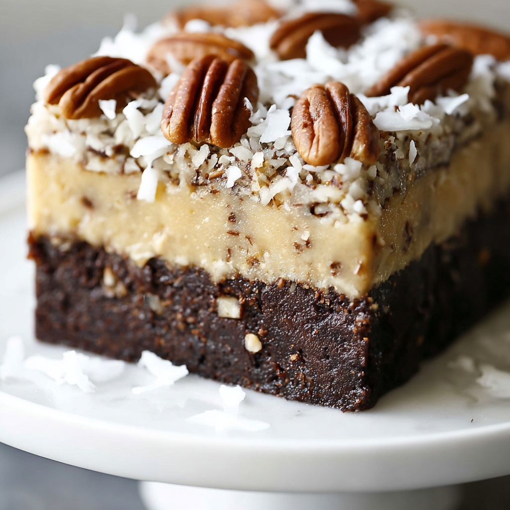 German Chocolate Pound Cake Recipe - Recipe Image