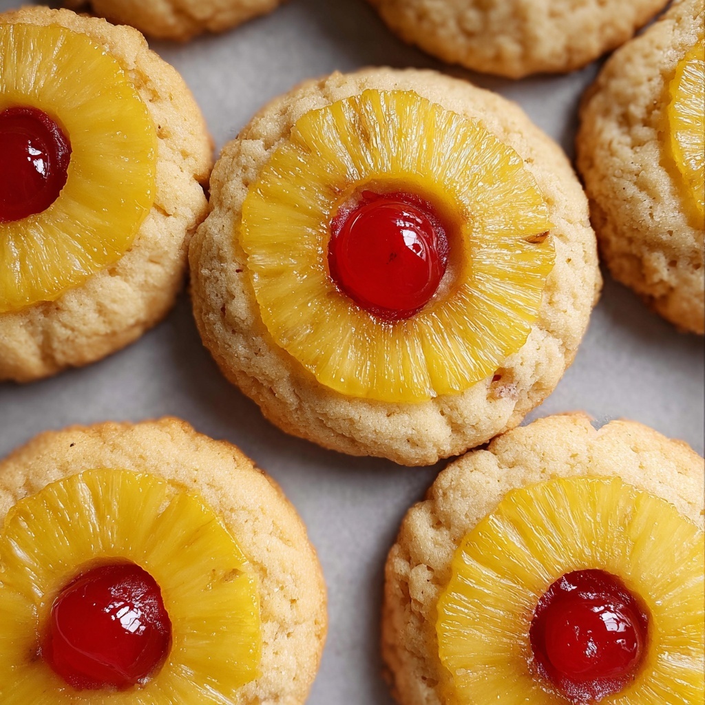 Pineapple Upside Sugar Cookies Recipe - Recipe Image