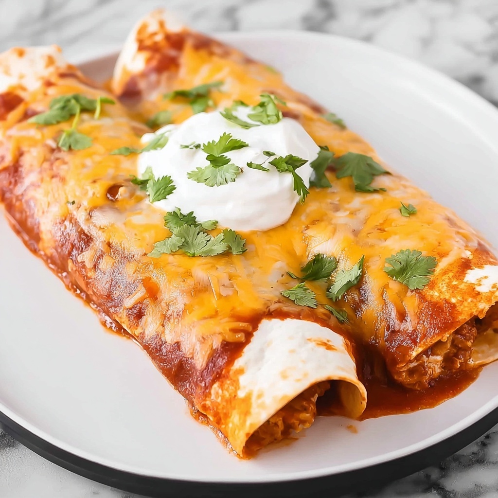 Chicken Enchiladas with Red Sauce Recipe - Recipe Image
