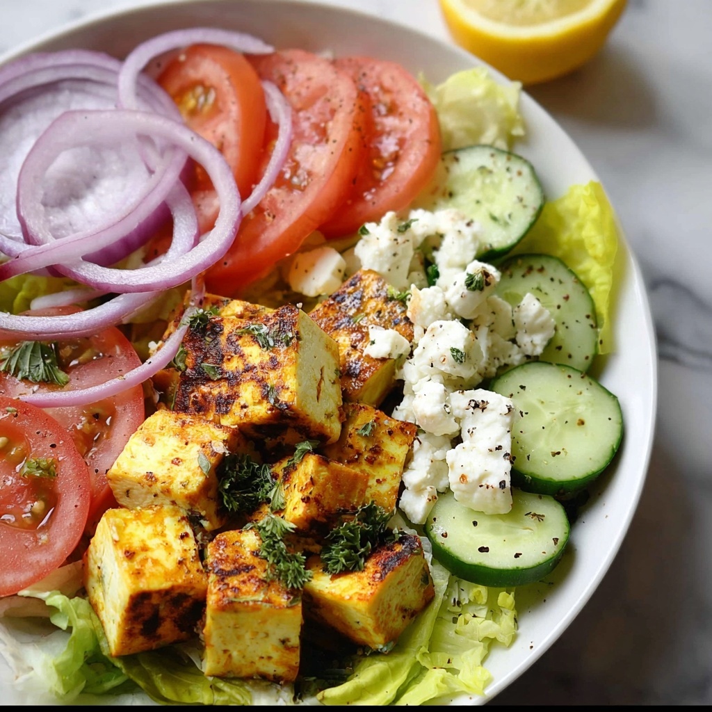 Vegan Greek Tofu Gyro Recipe - Recipe Image