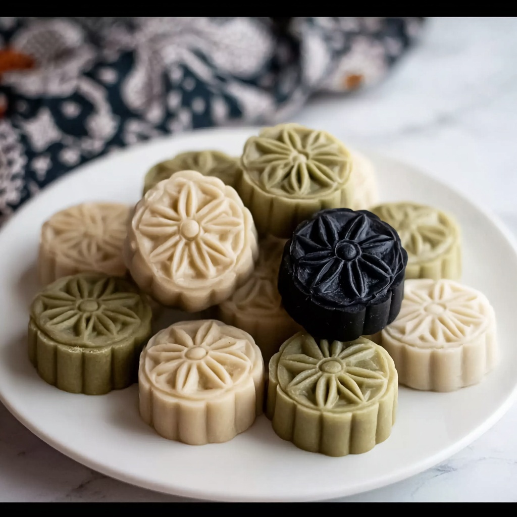 Delicious Korean Tea Cookies (Dasik) Recipe - Recipe Image