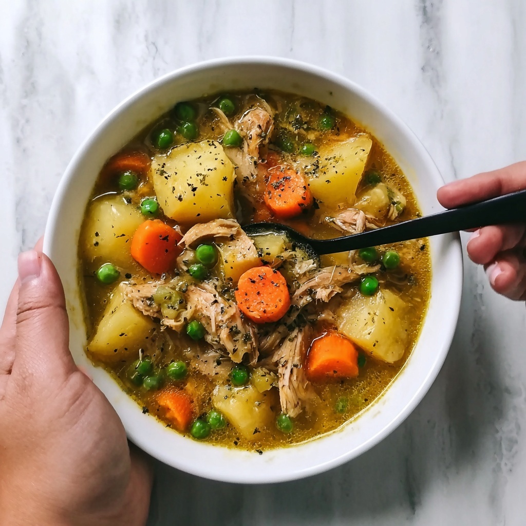 Hearty Chicken Stew with Vegetables and Herbs Recipe - Recipe Image
