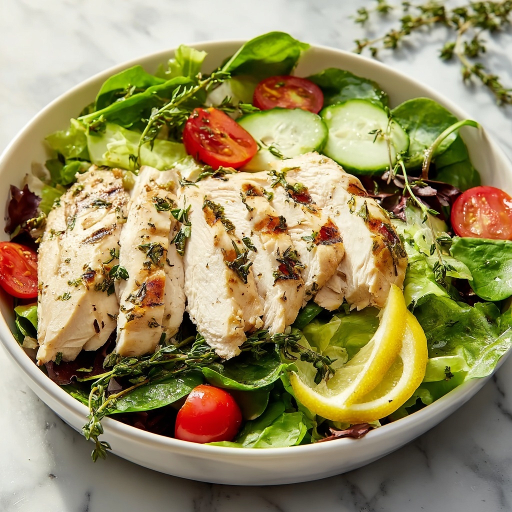 Lemon Herb Chicken Salad (Keto-Friendly) Recipe - Recipe Image