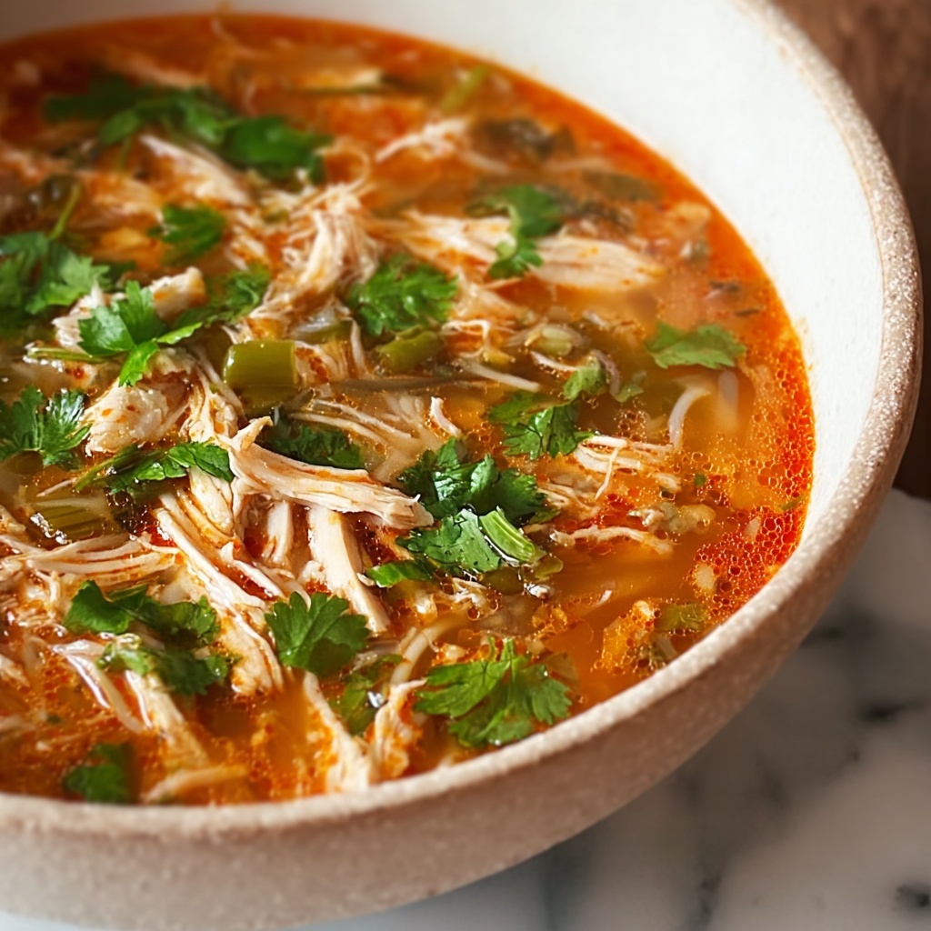 Spicy Chicken Soup Recipe - Recipe Image